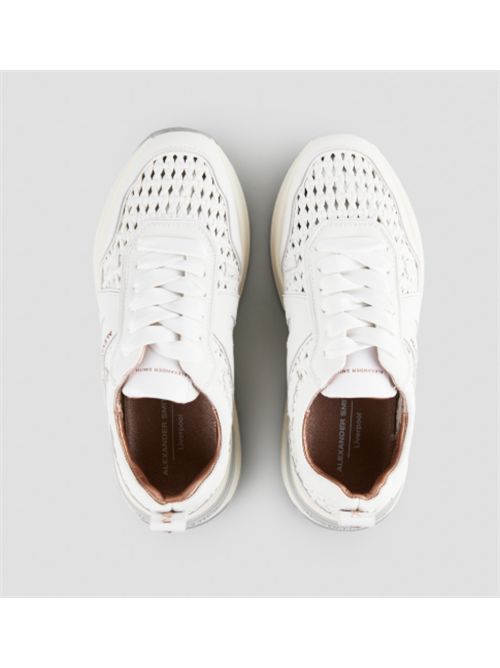 Sneakers Liverpool in pelle con inserto intrecciato Alexander Smith ALEXANDER SMITH | ASBDLPW-2211-TWT